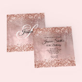 スパークリーバラ金ゴールドグリッターフォイル40th誕生日 招待状