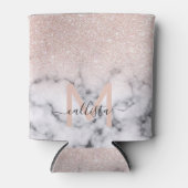 スパークリーバラ金ゴールドグリッターマーブルグラデーション 缶クーラー (正面)