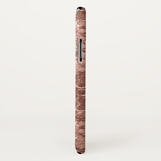 スパークリーバラ金ゴールドサークルピンクラグジュアリースパークル Case-Mate iPhoneケース (裏面/右)