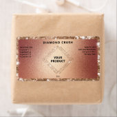 スパークリーバラ金ゴールドスポイトボトルラベル ラベル (インサイチュ)