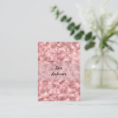 スパークリーバラ金ゴールドピンクラグジュアリースパークルガーリー 名刺 (スタンド正面)