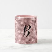 スパークリーバラ金ゴールドピンクラグジュアリースパークル マグカップ (中央)