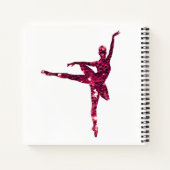 スパークリーピンクバレリーナ両面 ノートブック (裏面)