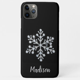 スパークリーブラックモノグラムiPhoneケース iPhone 11 Pro Maxケース