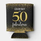 スパークリーブラック金ゴールドグリッター50と素晴らしい 缶クーラー (裏面)