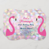 スパークリーブラメンズバースデーパーティーの招待 招待状 (正面/裏面)