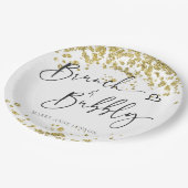 スパークリーブランチとバブリー ペーパープレート (アングル)