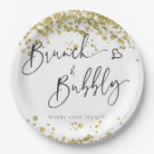 スパークリーブランチとバブリー ペーパープレート (正面)