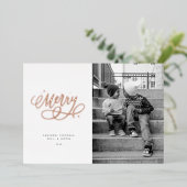 スパークリーブリースクリプトメリーホリデーフォイルカード 箔シーズンカード (立ち正面)