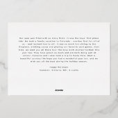 スパークリーブリースクリプトメリーホリデーフォイルカード 箔シーズンカード (裏面)