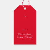 スパークリーブリースクリプトメリーホリデー ギフトタグ (裏面)