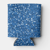 スパークリーブルーグリッター 缶クーラー (正面)