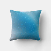 スパークリーブルーバイオレットとシルバースターズ装飾用クッション クッション (裏面)