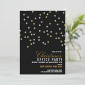 スパークリームドットクリスマスオフィスパーティの招待状 招待状 (スタンド正面)