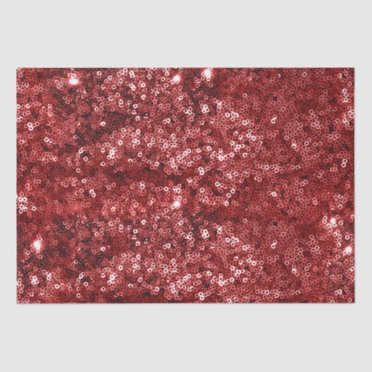 スパークリーレッドホリデークリスマスグリッター 薄葉紙 (正面)