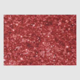 スパークリーレッドホリデークリスマスグリッター 薄葉紙
