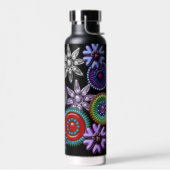 スパークリー宝石ブルックスヴィンテージスタイル ウォーターボトル (左面)