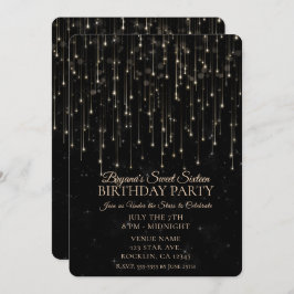 スパークリー射撃、 発砲スターズブラックシックスウィート16 招待状