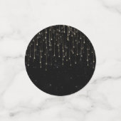 スパークリー射撃、 発砲スターズブラックシックモダンパーティー コンフェッティ (スモール正面)