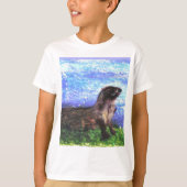 スパークリー川オッタアート Tシャツ (正面)