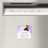 スパークリー新郎新婦デイトマグネットを保存 マグネット (インサイチュ (食洗機))