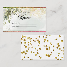 スパークリー植物数キスブライダル囲い エンクロージャーカード