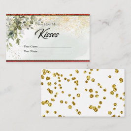 スパークリー植物数キスブライダル囲い エンクロージャーカード