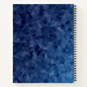 スパークリー海ブルーロマンティックポエトリー ノートブック (裏面)