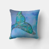 スパークリー海マーメイドフィンテール魅惑 クッション (裏面)