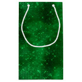 スパークリー緑の箔 スモールペーパーバッグ (裏面)