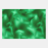 スパークリー緑の箔 ラッピングペーパーシート (正面2)