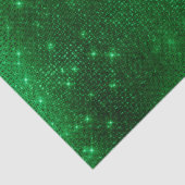 スパークリー緑の箔 薄葉紙 (詳細)