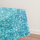 スパークリー緑&青グラデーショングリッター テーブルクロス (インサイチュ)