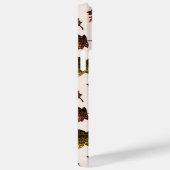 スパークリー葉秋秋パターンモノグラム Case-Mate iPhoneケース (裏面 / 右)