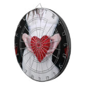 スパークリー赤恋ハート（バレンタインデー） ダーツボード (正面右)