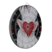 スパークリー赤恋ハート（バレンタインデー） ダーツボード (正面左)