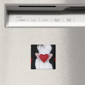 スパークリー赤恋ハート(バレンタインデー) マグネット (インサイチュ (食洗機))