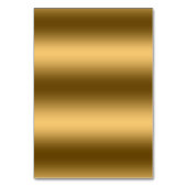 スパークリー金ゴールドスティレットシューズ誕生日 テーブルナンバー (裏面)