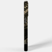 スパークリー金ゴールドブラックシック抽象芸術モノグラム Case-Mate iPhoneケース (裏面 / 右)