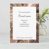 スパークリー金ゴールド花火抽象芸術 招待状 (スタンド正面)