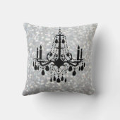 スパークリー銀製シャンデリア枕 クッション (裏面)