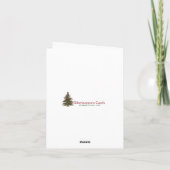 スパークリー雪だるまホリデーカード シーズンカード (裏面)