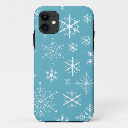 スパークリー雪の結晶の電話ケース Case-Mate iPhoneケース (裏面)