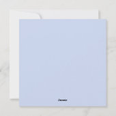 スパークリー雪ピネコーンクリスマス シーズンカード (裏面)