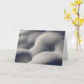スパークリー雪山抽象芸術自然 カード (黄色い花)