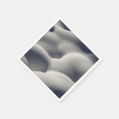 スパークリー雪山抽象芸術自然 スタンダードカクテルナプキン (角)