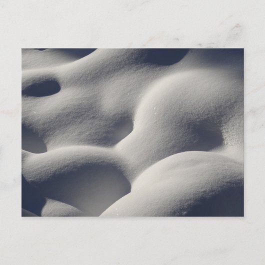 スパークリー雪山抽象芸術自然 ポストカード (正面)