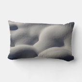 スパークリー雪山抽象芸術自然 ランバークッション (裏面)