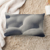 スパークリー雪山抽象芸術自然 ランバークッション (ブランケット)