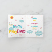 スパークリー魔法おもしろいの歯の妖精ありがとう カード (内部)